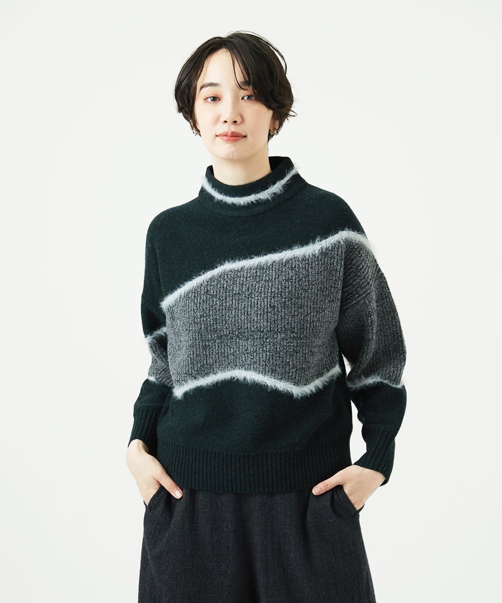 NGFAE40330 GIANNI LO GIUDICE エキストラファインメリノウールニット