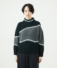 NGFAE40330 GIANNI LO GIUDICE(ジャンニ ロ ジュディチェ) エキストラファインメリノウールニット ダークグリーン