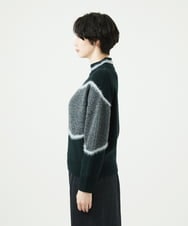 NGFAE40330 GIANNI LO GIUDICE(ジャンニ ロ ジュディチェ) エキストラファインメリノウールニット ダークグリーン