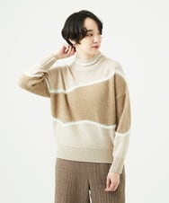 NGFAE40330 GIANNI LO GIUDICE(ジャンニ ロ ジュディチェ) エキストラファインメリノウールニット ベージュ