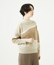 NGFAE40330 GIANNI LO GIUDICE(ジャンニ ロ ジュディチェ) エキストラファインメリノウールニット ベージュ