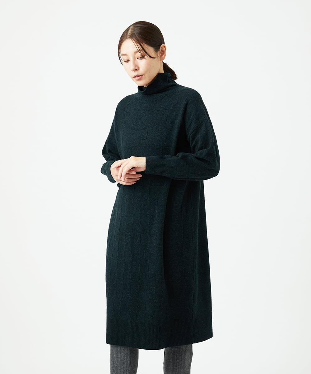 エキストラファインメリノウールニットワンピース(ワンピース