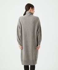 NGFAE41360 GIANNI LO GIUDICE(ジャンニ ロ ジュディチェ) エキストラファインメリノウールニットワンピース ベージュ