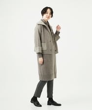 NGFAE41360 GIANNI LO GIUDICE(ジャンニ ロ ジュディチェ) エキストラファインメリノウールニットワンピース ベージュ