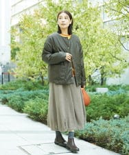 NGFAF13210 GIANNI LO GIUDICE(ジャンニ ロ ジュディチェ) バイカラーポケットニット マスタード