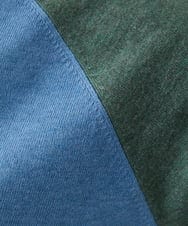 NGFAF13210 GIANNI LO GIUDICE(ジャンニ ロ ジュディチェ) バイカラーポケットニット ブルー