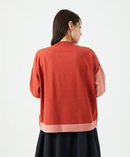 NGFAF14220 GIANNI LO GIUDICE(ジャンニ ロ ジュディチェ) バイカラーニット ピンク