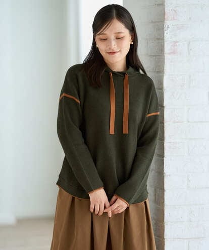 NGFAG21230 GIANNI LO GIUDICE [洗える]レーヨンナイロンストレッチプルオーバー