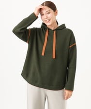 NGFAG21230 GIANNI LO GIUDICE(ジャンニ ロ ジュディチェ) [洗える]レーヨンナイロンストレッチプルオーバー カーキ