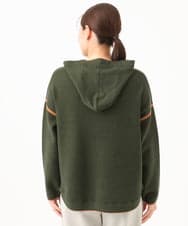 NGFAG21230 GIANNI LO GIUDICE(ジャンニ ロ ジュディチェ) [洗える]レーヨンナイロンストレッチプルオーバー カーキ