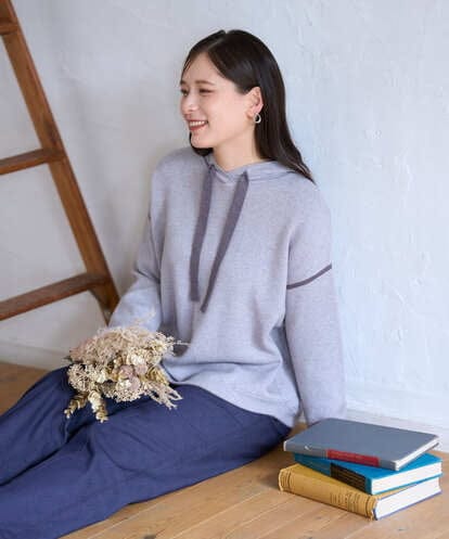 NGFAG21230 GIANNI LO GIUDICE [洗える]レーヨンナイロンストレッチプルオーバー