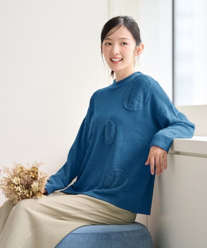 NGFAH47230 GIANNI LO GIUDICE エクストラファインウールドットニット