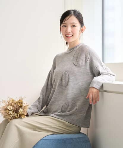 NGFAH47230 GIANNI LO GIUDICE エクストラファインウールドットニット