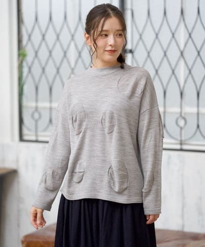 NGFAH47230 GIANNI LO GIUDICE エクストラファインウールドットニット