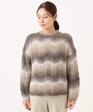 NGFAH48250 GIANNI LO GIUDICE(ジャンニ ロ ジュディチェ) カスリブークレーニット グリーン