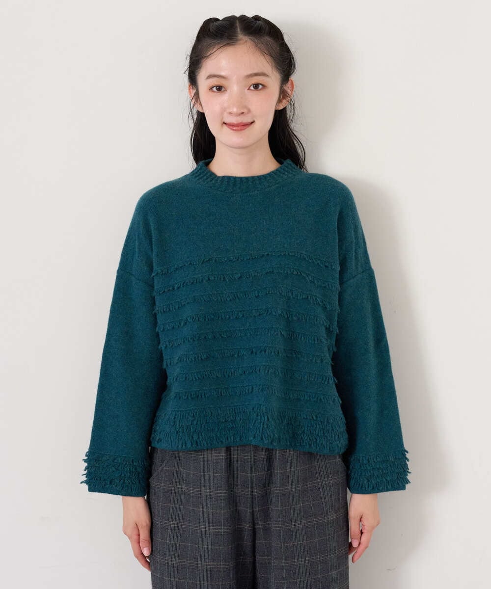 NGFAH51330 GIANNI LO GIUDICE(ジャンニ ロ ジュディチェ) ＲＥＦＩＮＥジャガードニット ベージュ