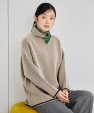 NGFAH52390 GIANNI LO GIUDICE(ジャンニ ロ ジュディチェ) ＴＲＩＮＩＴＹジャーガードニット ベージュ