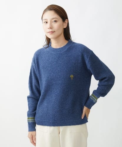 NGFAW11230 GIANNI LO GIUDICE 天竺プレーティングニット