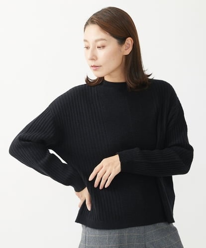 NGFAW23250 GIANNI LO GIUDICE カシミヤ混ホールガーメントプルオーバーニット
