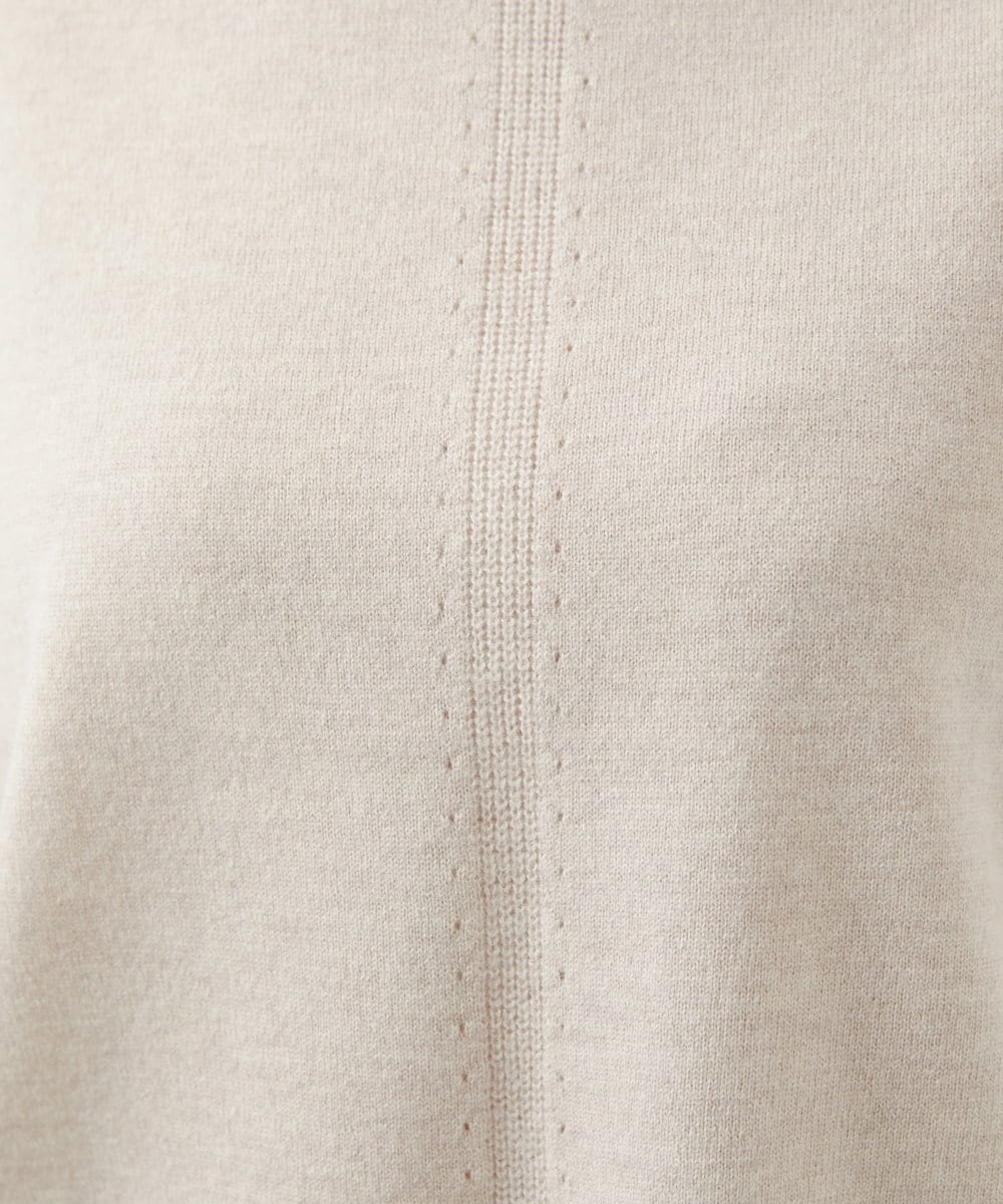 NGFCC05200 GIANNI LO GIUDICE(ジャンニ ロ ジュディチェ) アイレットプルオーバーニット ベージュ