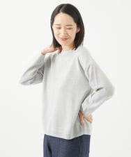 NGFCC05200 GIANNI LO GIUDICE(ジャンニ ロ ジュディチェ) アイレットプルオーバーニット ライトグレー