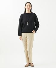 NGFCC05200 GIANNI LO GIUDICE(ジャンニ ロ ジュディチェ) アイレットプルオーバーニット ブラック