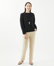 NGFCC05200 GIANNI LO GIUDICE(ジャンニ ロ ジュディチェ) アイレットプルオーバーニット ブラック