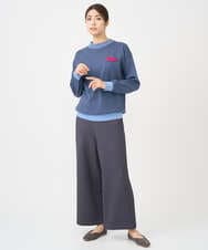 NGFCF60200 GIANNI LO GIUDICE(ジャンニ ロ ジュディチェ) [洗える]T/Cニット ブルー