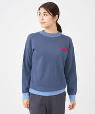 NGFCF60200 GIANNI LO GIUDICE(ジャンニ ロ ジュディチェ) [洗える]T/Cニット ブルー