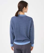 NGFCF60200 GIANNI LO GIUDICE(ジャンニ ロ ジュディチェ) [洗える]T/Cニット ブルー