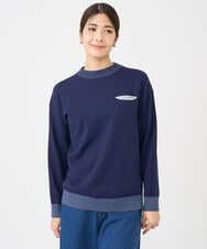 NGFCF62200 GIANNI LO GIUDICE(ジャンニ ロ ジュディチェ) [洗える]T/Cニット ネイビー