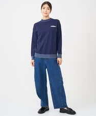 NGFCF62200 GIANNI LO GIUDICE(ジャンニ ロ ジュディチェ) [洗える]T/Cニット ネイビー