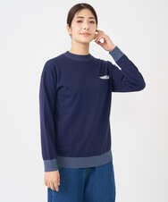 NGFCF62200 GIANNI LO GIUDICE(ジャンニ ロ ジュディチェ) [洗える]T/Cニット ネイビー