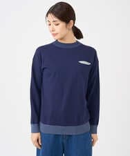 NGFCF62200 GIANNI LO GIUDICE(ジャンニ ロ ジュディチェ) [洗える]T/Cニット ネイビー