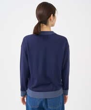 NGFCF62200 GIANNI LO GIUDICE(ジャンニ ロ ジュディチェ) [洗える]T/Cニット ネイビー