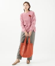 NGFEA20190 GIANNI LO GIUDICE(ジャンニ ロ ジュディチェ) [洗える]ファンシーカラーニット ピンク