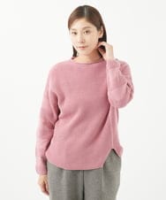NGFEA20190 GIANNI LO GIUDICE(ジャンニ ロ ジュディチェ) [洗える]ファンシーカラーニット ピンク