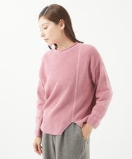 NGFEA20190 GIANNI LO GIUDICE(ジャンニ ロ ジュディチェ) [洗える]ファンシーカラーニット ピンク