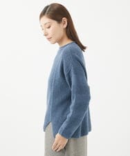 NGFEA20190 GIANNI LO GIUDICE(ジャンニ ロ ジュディチェ) [洗える]ファンシーカラーニット ネイビー