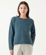 NGFEB51260 GIANNI LO GIUDICE(ジャンニ ロ ジュディチェ) [洗える]ラグランジェニットプルオーバー ブルー