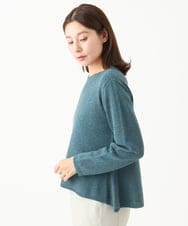 NGFEB51260 GIANNI LO GIUDICE(ジャンニ ロ ジュディチェ) [洗える]ラグランジェニットプルオーバー ブルー