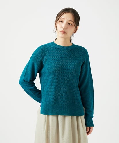 NGFED11260 GIANNI LO GIUDICE [洗える]コットン杢ニット