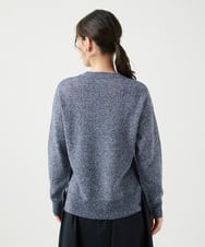 NGFED11260 GIANNI LO GIUDICE(ジャンニ ロ ジュディチェ) [洗える]コットン杢ニット ネイビー