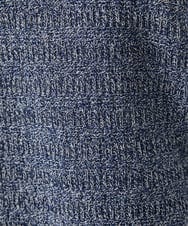 NGFED11260 GIANNI LO GIUDICE(ジャンニ ロ ジュディチェ) [洗える]コットン杢ニット ネイビー