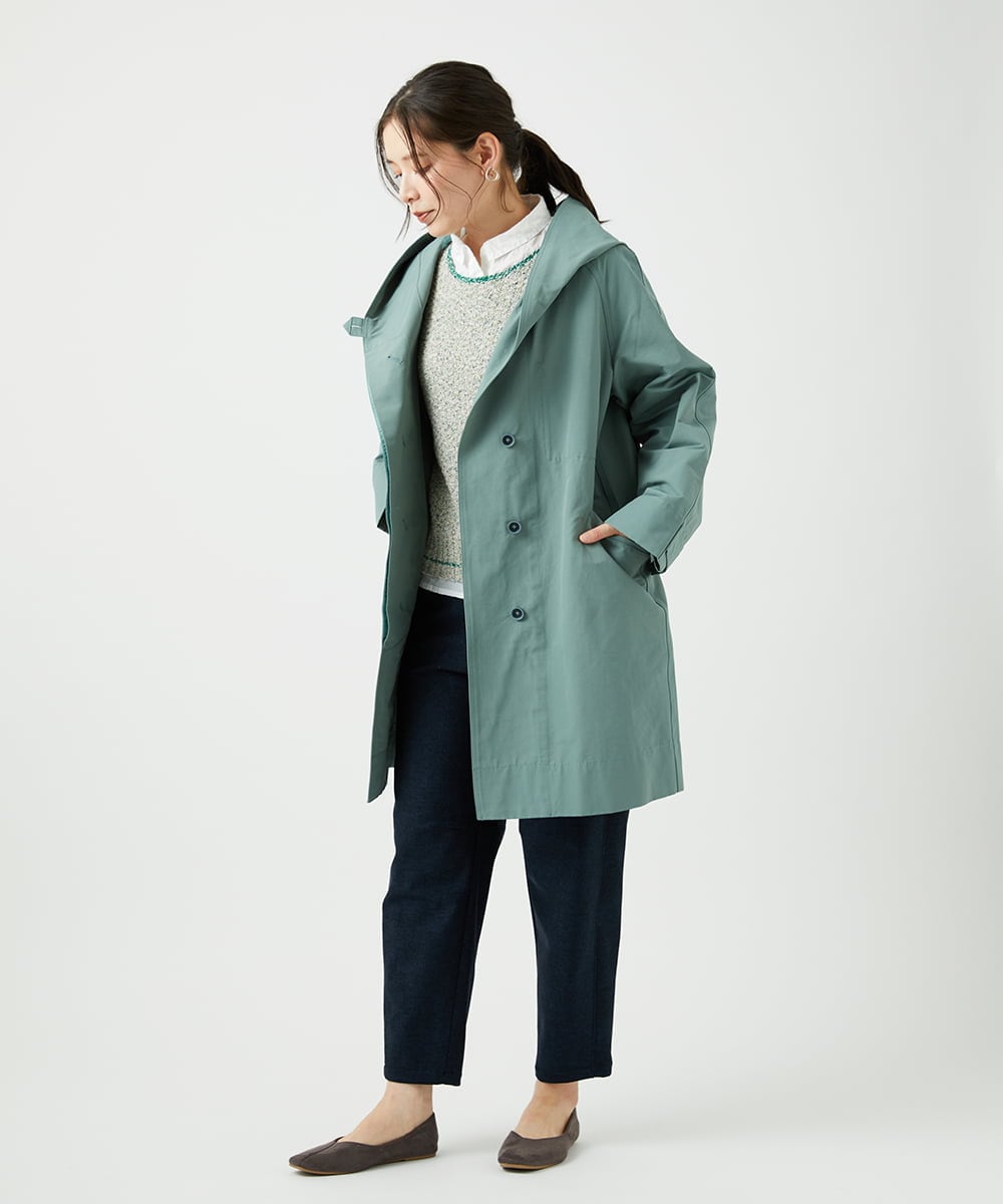 NGFED12270 GIANNI LO GIUDICE(ジャンニ ロ ジュディチェ) 綿麻ニットベスト グリーン