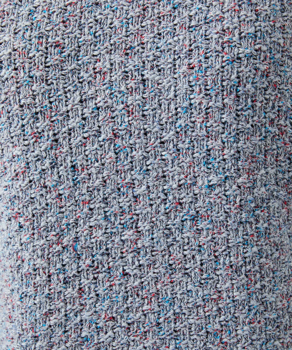 NGFED12270 GIANNI LO GIUDICE(ジャンニ ロ ジュディチェ) 綿麻ニットベスト ブルー