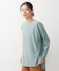 NGFES20230 GIANNI LO GIUDICE(ジャンニ ロ ジュディチェ) [洗える]天竺ハイゲージプルオーバーニット ライトブルー