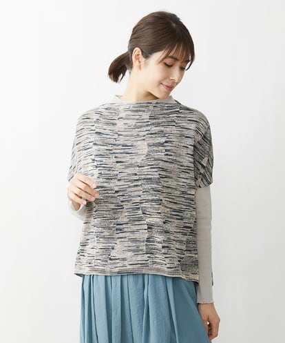 NGFET22330  [洗える・日本製]ナミナミインターシャニット