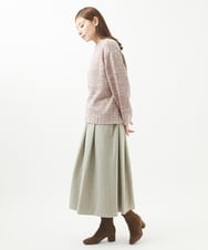 NGFEU32230 GIANNI LO GIUDICE(ジャンニ ロ ジュディチェ) [洗える・日本製]メンギマミックスニット ピンク