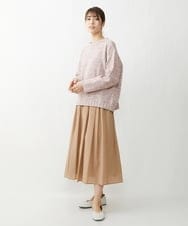 NGFEU32230 GIANNI LO GIUDICE(ジャンニ ロ ジュディチェ) [洗える・日本製]メンギマミックスニット ピンク